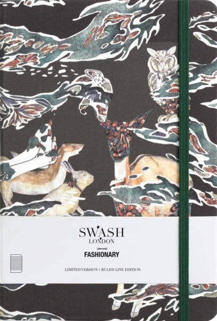 Swash London X Fashionary Candy Camo Ruled Notebook A5