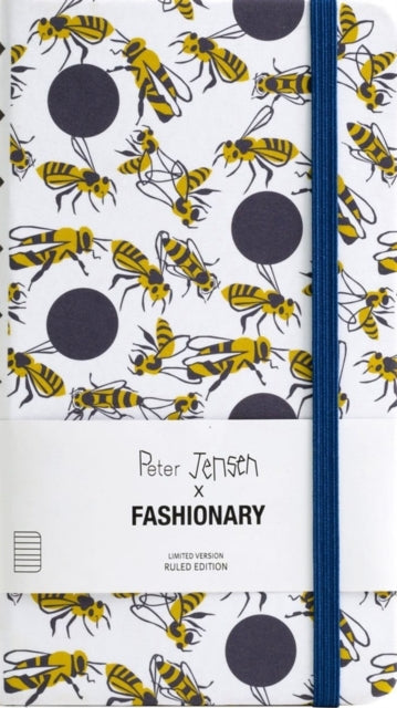 Peter Jensen X Fashionary Polka Bee Ruled Notebook A6