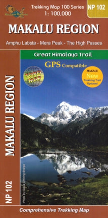 Makalu Region (NP102): Great Himalay Trail Map