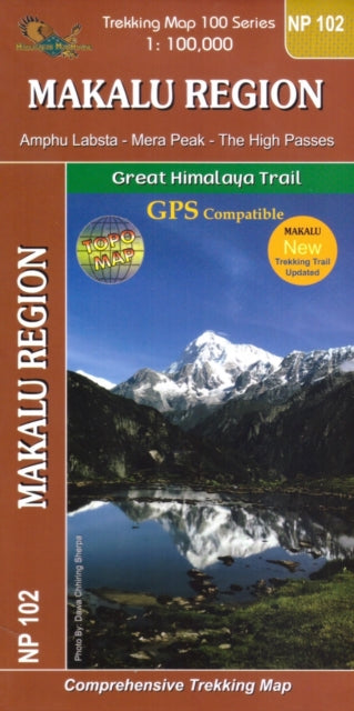 Makalu Region (NP102): Great Himalay Trail Map