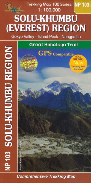 Solu Khumbu (NP103): Everest Region Great Himayala Trail Map