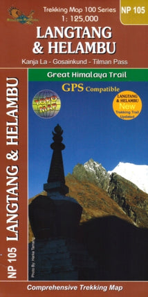 Langtang & Helambu: Great Himalaya Trail Map