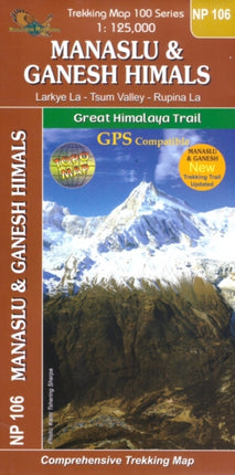 Manaslu & Ganesh Himals (NP106): Great Himalaya Trail Map