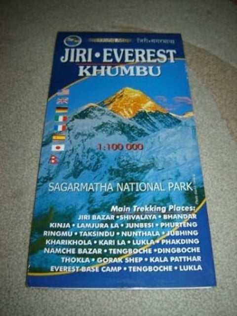 Jiri Everest Khumbu 1:100000 map