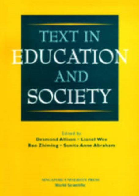 Text In Education And Society