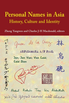 Personal Names in Asia: History, Culture, and