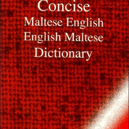 Concise MalteseEnglishMaltese Dictionary