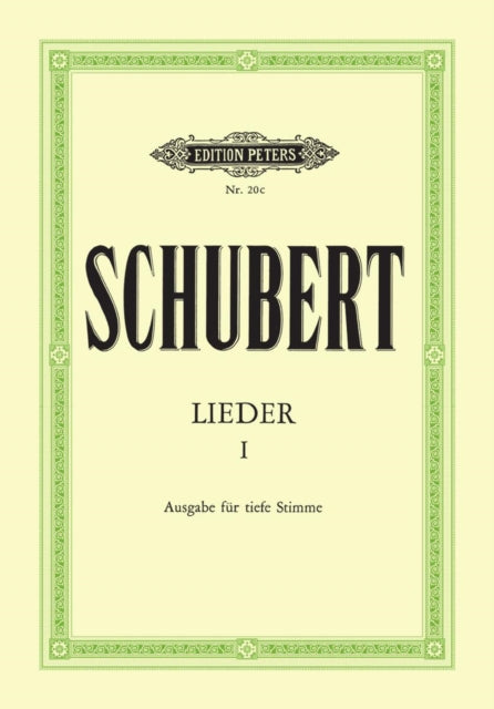 Lieder Band 1 Tiefe Stimme Songs Vol. 1 Low Voice