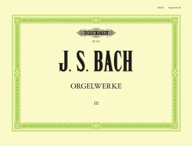 Complete Organ Works in 9 volumes Vol.3