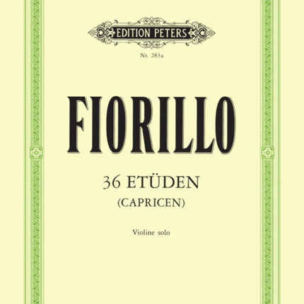 36 Etudes Caprices for Violin