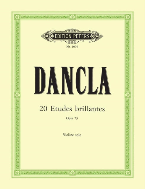 20 Etudes brillantes Violin Op. 73