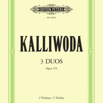3 DUOS Op. 179