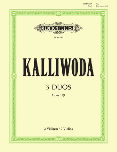3 DUOS Op. 179