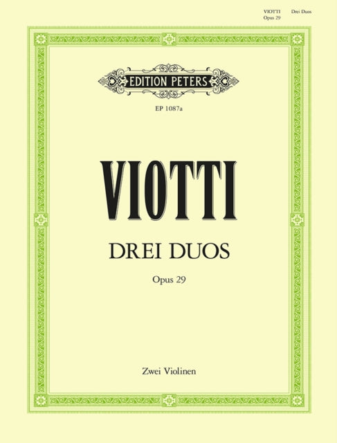 3 Duets for Violin Op. 29