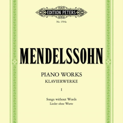 Piano Works Vol. 1