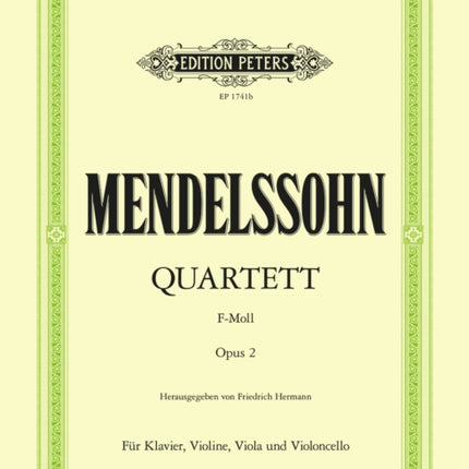 Piano Quartet in F minor Op.2
