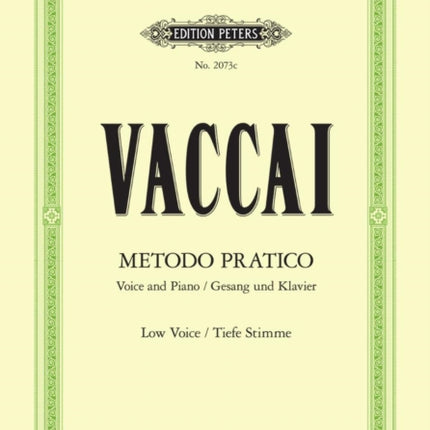 Practical Method Low Voice and Piano