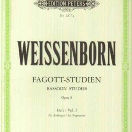 Bassoon Studies Op.8 Vol.1