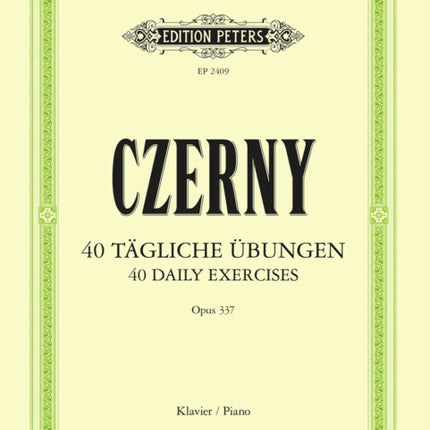 40 Daily Exercises Op.337