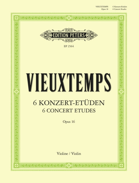 6 Concert Etudes Op. 16