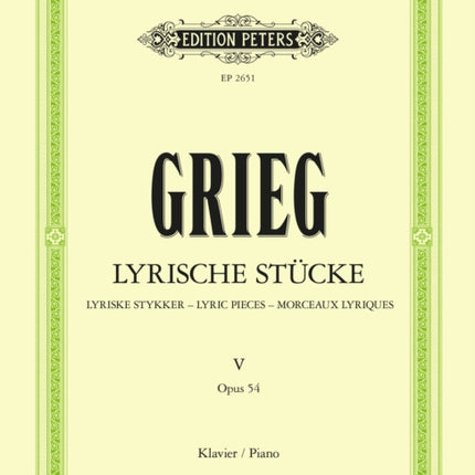 Lyric Pieces Book 5 Op.54