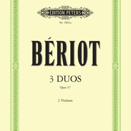 3 Duos Concertants Op. 57