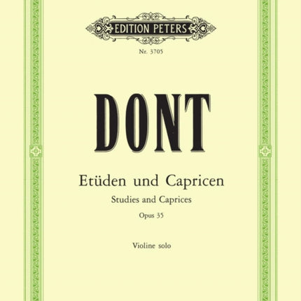 24 Etudes and Caprices Op. 35 for Violin