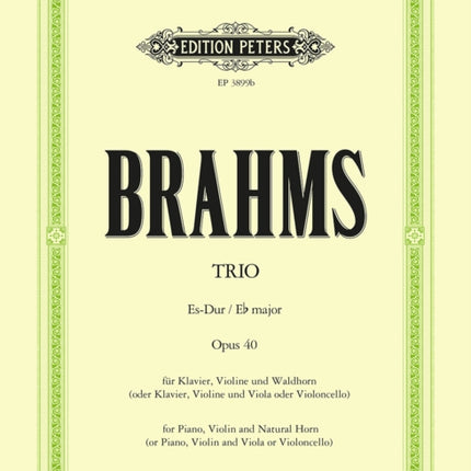Trio No. 2 in E flat Op.40