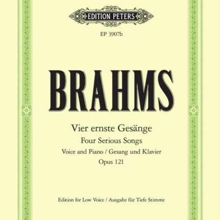 4 Serious Songs Op.121
