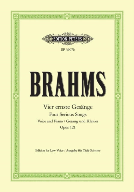 4 Serious Songs Op.121