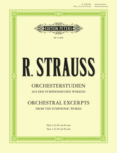 Orchestral Studies for Flute