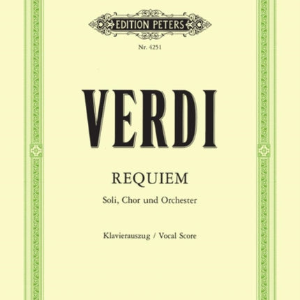 Requiem Vocal Score