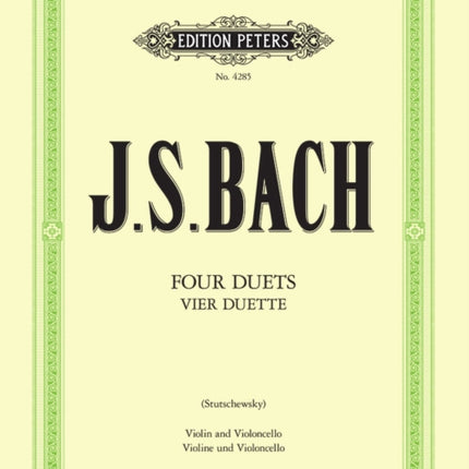 4 Duets for Cello  Violin