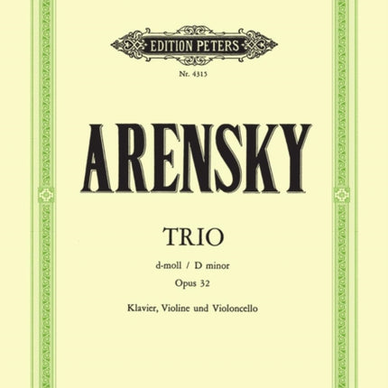 Piano Trio in D minor Op.32