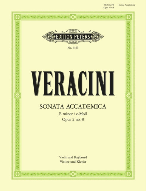 Sonata Accademica in E minor Op.2 No. 8