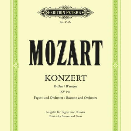 Concerto No. 1 in B flat K191