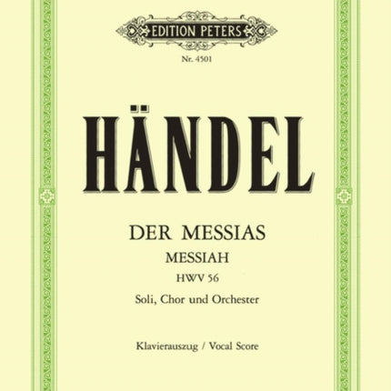 Messiah Vocal Score