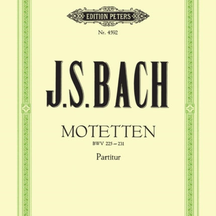 7 Motets BWV 225231