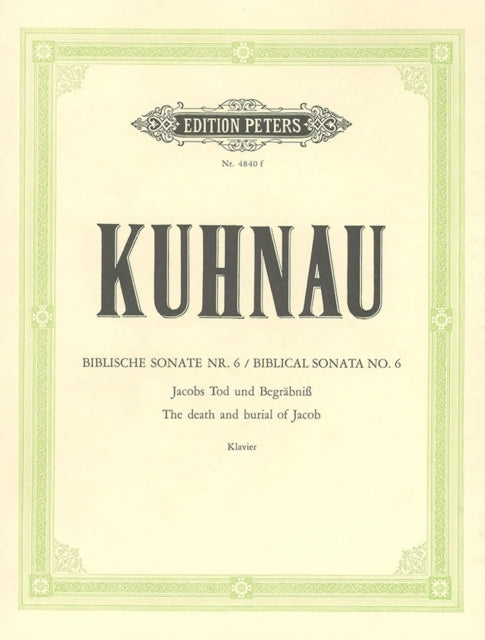 6 Sonatas Depicting Stories from the Bible Sonata No. 6