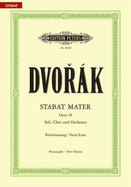 Stabat Mater Op.58 Vocal Score