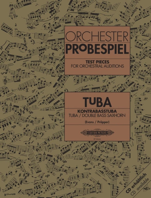 Test Pieces for Orchestral Auditions Tuba Double Bass Saxhorn