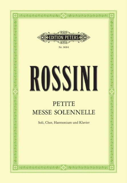 Petite Messe Solennelle Vocal Score