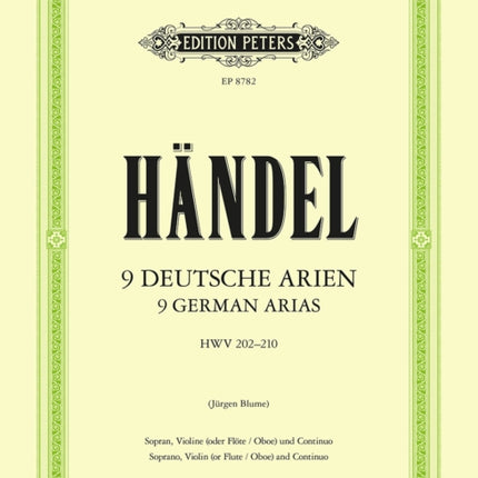 9 German Arias HWV 202210