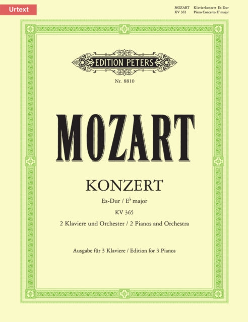 Concerto No. 10 in E flat for 2 Pianos K365
