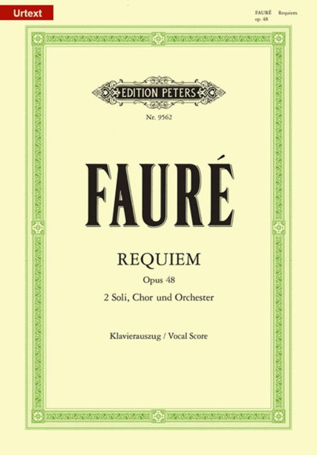 Requiem Op.48 Vocal Score