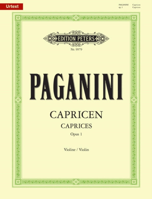 24 Caprices Op. 1 for Violin