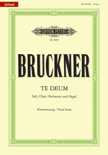 Te Deum Vocal Score