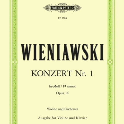 Concerto No. 1 in F minor Op.14