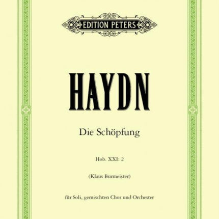 The Creation Hob. XXI2 Vocal Score