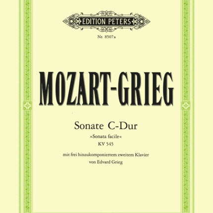 Sonata in C major Sonata facile K545
